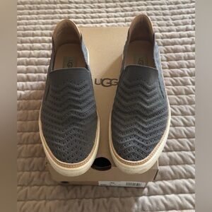 UGG Charcoal Slip-On Loafers